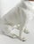 White Glazed Ceramic Dog Sculpture, France, 1970s For Sale - Image 11 of 16