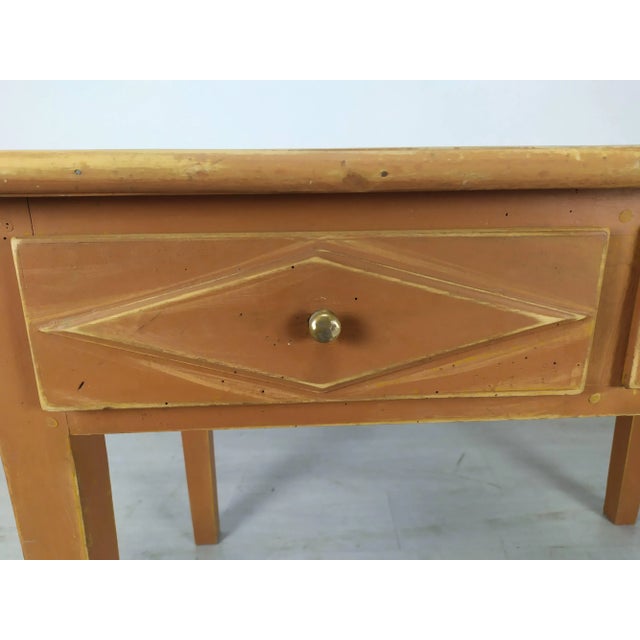 Lozenge Farmhouse Table For Sale - Image 10 of 18