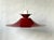 Lyfa Large Scandiavian Burgundy Pendant Lamp from Lyfa, Denmark, 1970s For Sale - Image 4 of 11
