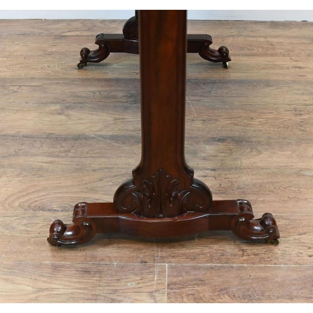 Victorian Writing Table Mahogany Desk, 1880 For Sale - Image 10 of 12