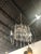 Plastic Hollywood Regency Geometric Lucite Chandelier For Sale - Image 7 of 10