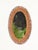 Franco Albini Organic Oval Mirror in Bamboo, Rattan and Wicker by Franco Albini, Italy, 1960s For Sale - Image 4 of 13