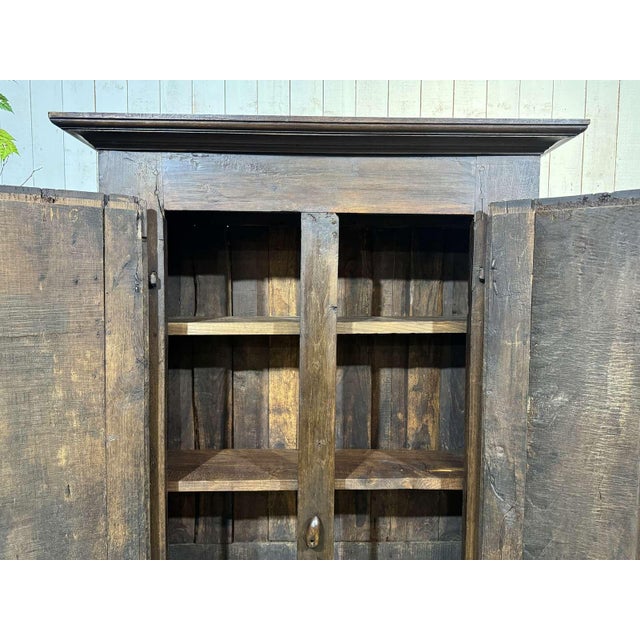 19th Century Breton Oak and Chestnut Entryway Cabinet For Sale - Image 12 of 18