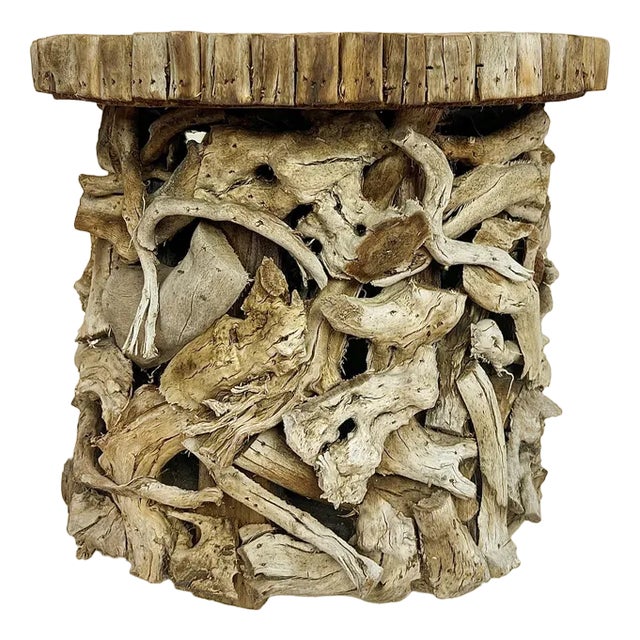 Small Driftwood Side Table, 1990s For Sale