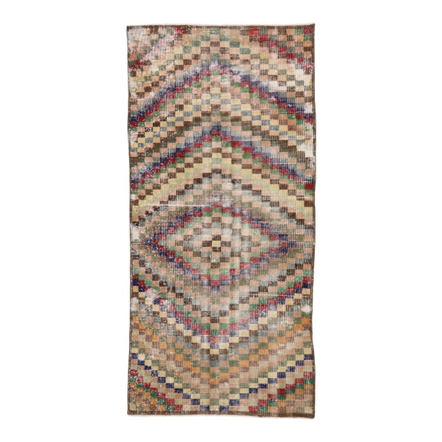 Vintage Turkish Sivas Rug, 03'06 X 07'03 For Sale