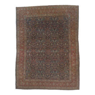 Antique Persian Kashan Rug, 10'01 X 13'04 For Sale