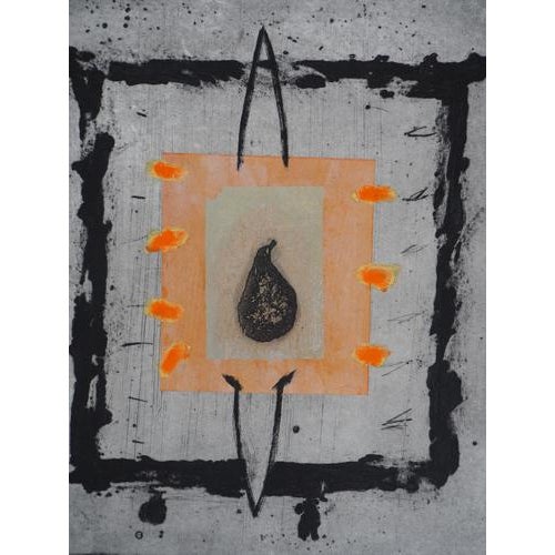 Contemporary Didier Hagege, Pear, Original Signed Engraving For Sale - Image 3 of 5