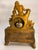 French Antique Charles X Period Ormolu and Malachite Figural Mantel Clock For Sale - Image 3 of 9