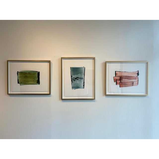 Contemporary Emma Godebska, Lagoon 05, Pigment on Paper, 2021, Framed For Sale - Image 3 of 5