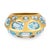 Contemporary Mid 20th Century Seaman Schepps 13.00 Carat Blue Topaz 18k Yellow Gold Antibes Ring, Size 6.25 For Sale - Image 3 of 7
