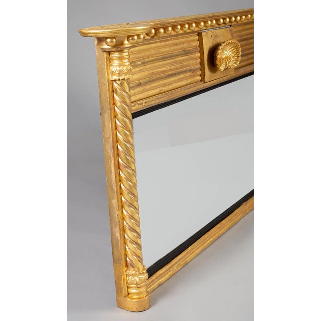 Regency Giltwood Ovemantle Mirror For Sale - Image 4 of 9