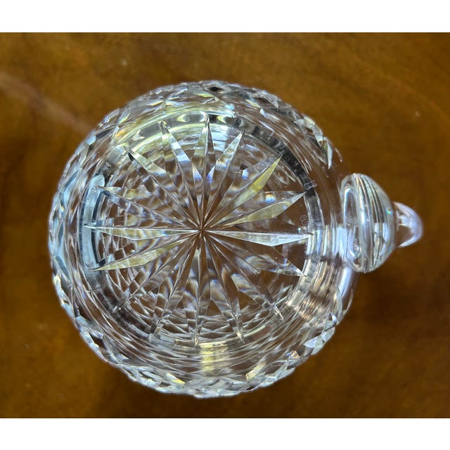 Waterford Crystal Vintage Waterford Water Pitcher For Sale - Image 4 of 4