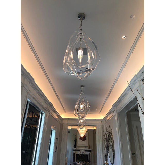 Perspex with nickel plated brass