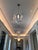 Perspex with nickel plated brass