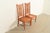 Charles Limbert Stickley Style Arts & Crafts Teak and Cane Side Chairs or Dining Chairs, Pair For Sale - Image 4 of 13