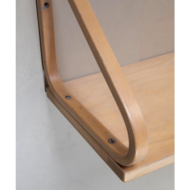 Two shelves model 112b in birch artek production, finland, circa 1960 comparison bibliography t. Keinanen, p. Korvenmaa,...