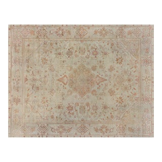 Antique Turkish Oushak Rug For Sale