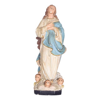 Sculpture of Our Lady of the Immaculate Conception For Sale