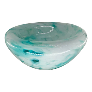 Unusual Double Walled Art Glass Bowl by J.P.Holmes for Chatham Glass Co.