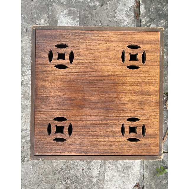 Asian Modern Chinoiserie MCM Storage Piece in the Manner of James Mont For Sale In Saint Louis - Image 6 of 12