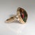 4.5Ct Black Opal Ring With Earth Mined Diamonds Accents: Solid 14k Gold, 15x10mm For Sale In Columbus - Image 6 of 8