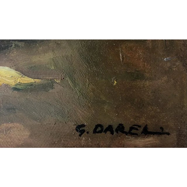 Modern Georges Darel, Nature morte, Oil on Cardboard, Framed For Sale - Image 3 of 10