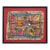 Framed Folk Art Bird Painting on Textured Paper | Colorful Floral Wall Art, C. 1960’s For Sale