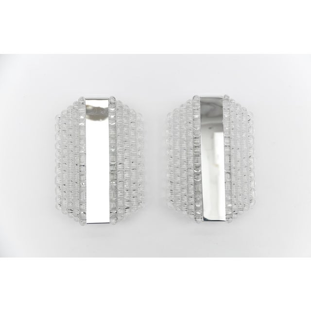 Bubble Glass Wall Lamps by Kaiser Leuchten, Germany, 1960s, Set of 4 For Sale - Image 4 of 18
