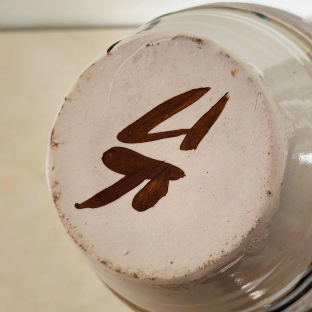 Traditional Mid-Century California Studio Pottery Jug in Stunning Glaze For Sale - Image 3 of 7