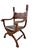 Vintage Renaissance Revival Savonarola X-Frame Chair For Sale - Image 9 of 18