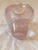 1950s 1950s Murano Art Glass Pink Heart Vase For Sale - Image 5 of 5
