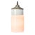 White Mid-Century Modern Porcelain and Opaline Glass Pendant Lamp For Sale - Image 8 of 9