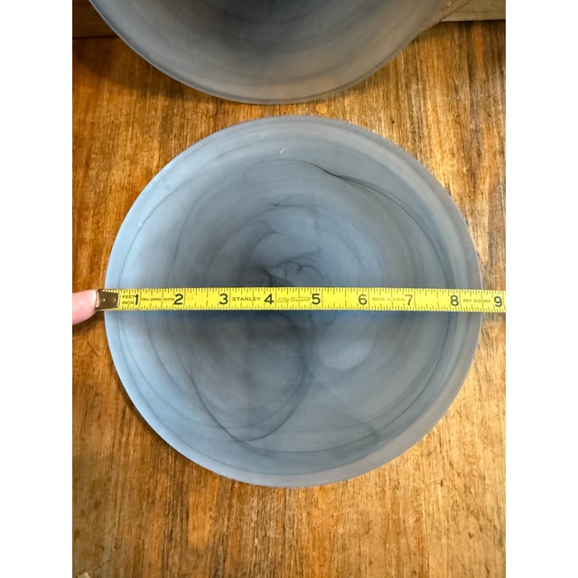 1990s Mariposa Alabaster Stone Salad Plates, Handmade in Turkey- Set of 4 For Sale - Image 6 of 6