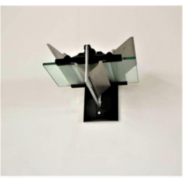 Wall Sconce by Giovanni Grignani for Lamperti, 1980s For Sale - Image 4 of 8