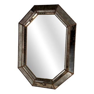Hollywood Regency Spanish Mosaic Mirror, 1980s For Sale