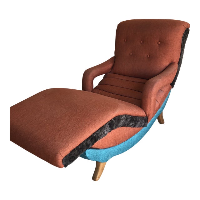 1950’s Contour Recliner Lounge Chair Chairish