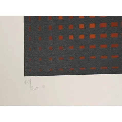 Artist: Jean-Pierre Vasarely - "Yvaral", French (1934 - 2002) Title: John F. Kennedy Year: circa 1979 Medium: Serigraph,...