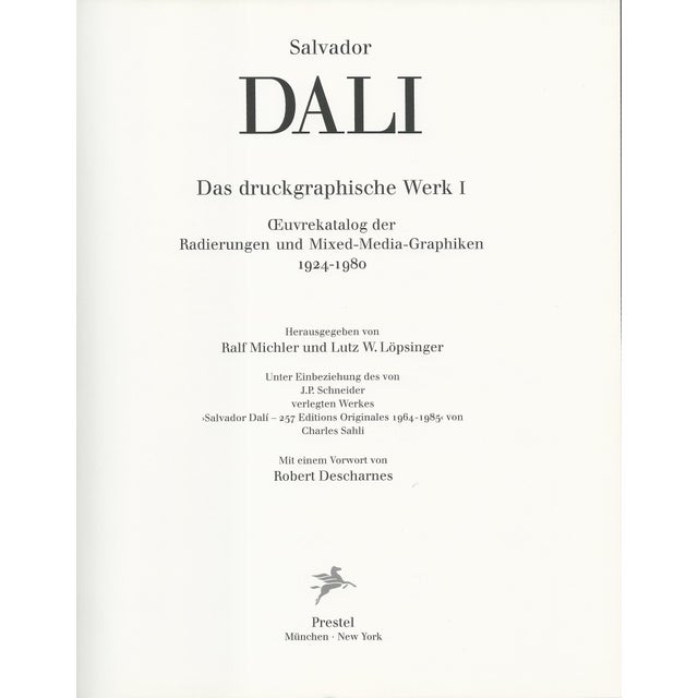 Salvador Dali, The Flagrant City, Original Color Drypoint Etching, 1973 For Sale - Image 7 of 9