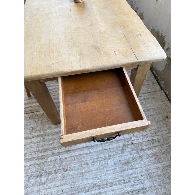 Vintage Oak Farm Table, 1960s For Sale - Image 18 of 18