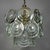 Vintage Glass Disc Chandelier, Italy 1970s For Sale - Image 14 of 18