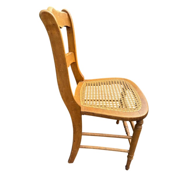 Victorian Late 19th Century Victorian Walnut Side Chair For Sale - Image 3 of 6