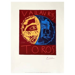 After Pablo Picasso, Toros en Vallauris, Lithographic Poster For Sale
