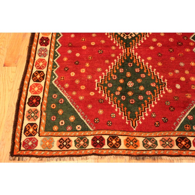 Nazmiyal Collection Vintage Persian Gabbeh Rug For Sale - Image 9 of 10