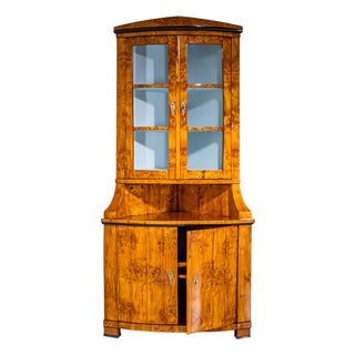 Biedermeier Corner Cabinet, 1820 For Sale
