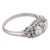Mid Century 1.10 Carat Diamond Platinum Ring, Size 5.75 For Sale - Image 4 of 6