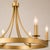 5-Light Light Gold Ring Chandelier, 26" Round, Minimalist Modern Lighting For Sale In Buffalo - Image 6 of 8