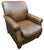 Some Pieces of Furniture Fill a Room. A Thomasville Leather Club Chair Defines It. For Sale In Raleigh - Image 6 of 7