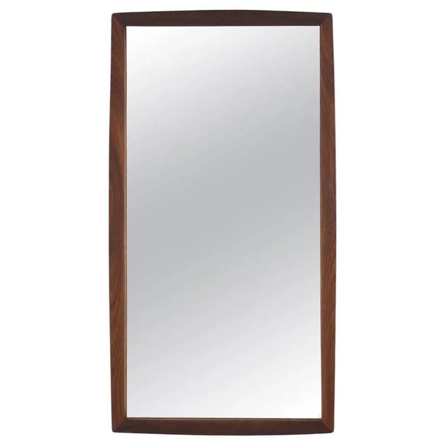 Danish Teak Wall Mirror, 1970s For Sale - Image 6 of 6