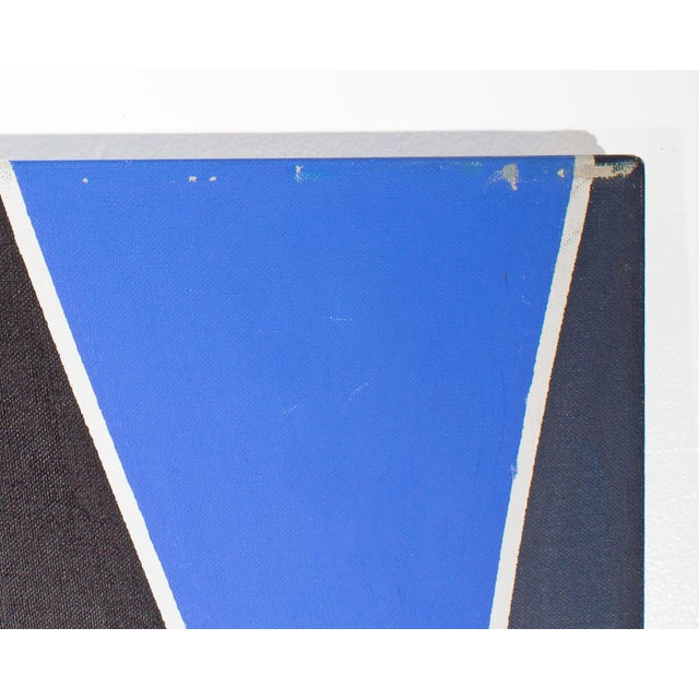 1970s Abstract Acrylic on Canvas Painting by Halim Scott For Sale In Indianapolis - Image 6 of 9