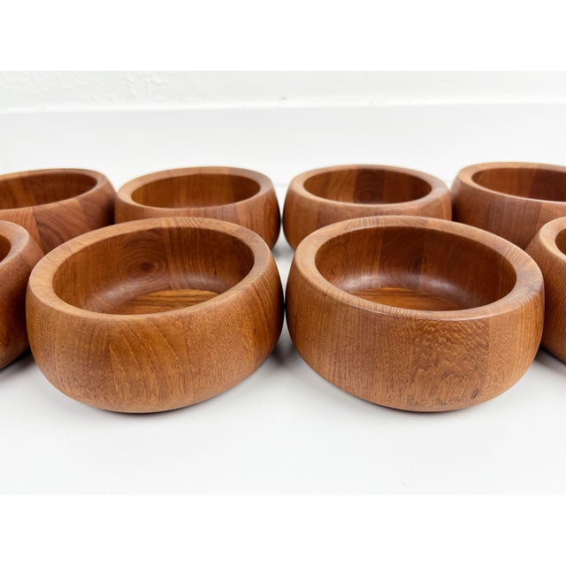 Dansk Teak Salad Bowls by Jens Quistgaard Set of 8 Chairish